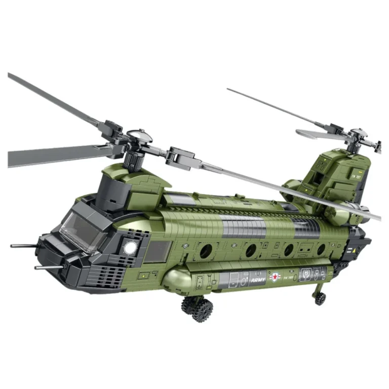 Set Građevinskih Kockica Helikopter Ch 47 Chinook 1451 Kom 2
