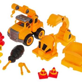 Set Građevinskih Vozila 4 U 1 + Pribor 2