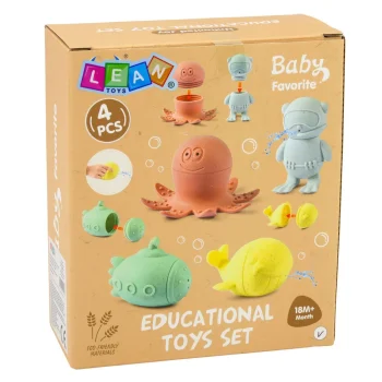 Set Gumenih Figura Za Kupanje Pastelni 4 Kom 8