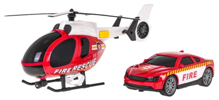 Set Helikoptera + Vatrogasnog Automobila 2