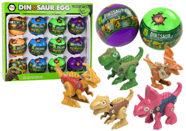 Set Jaja Dinosaura Za Sastavljanje 12 Kom 1