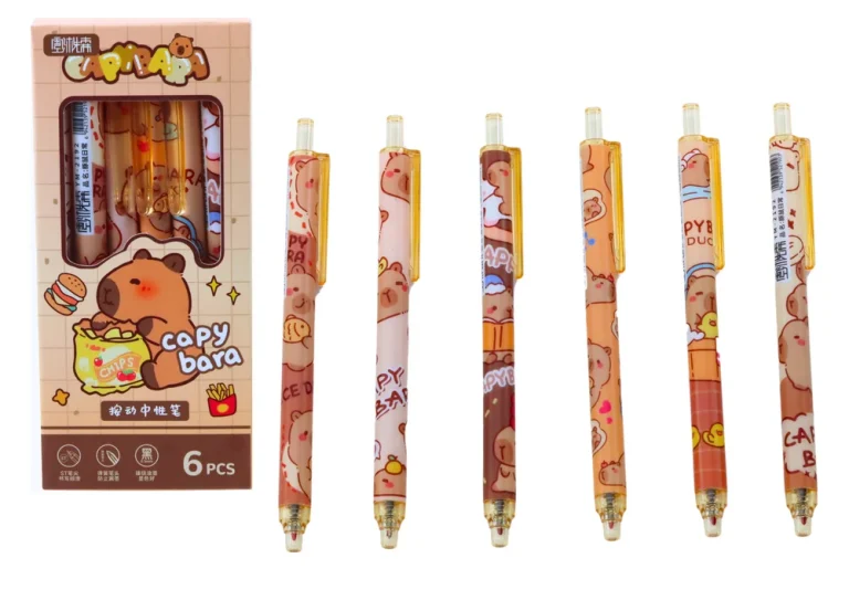 Set Kemijskih Olovaka Kapibara, 6 Komada, Plava Tinta 1