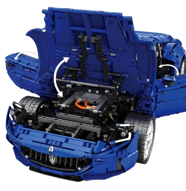 Set Kockica Maserati Plavi 5480 Dijelova 5