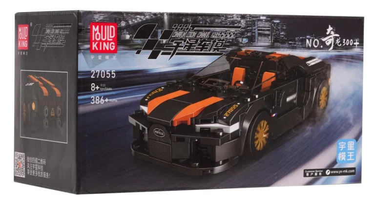 Set Kockica Mold King 27055 Sportski Automobil Crni 386 Dijelova 5