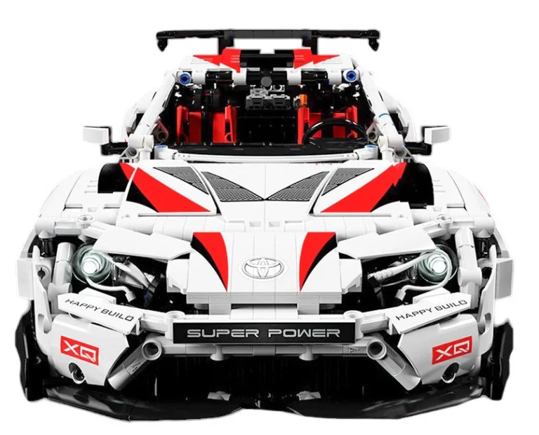 Set Kockica Super Car Gt86 2586 Dijelova Bijeli 8+ 4