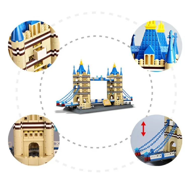 Set Kockica Tower Bridge, 1054 Dijela 4