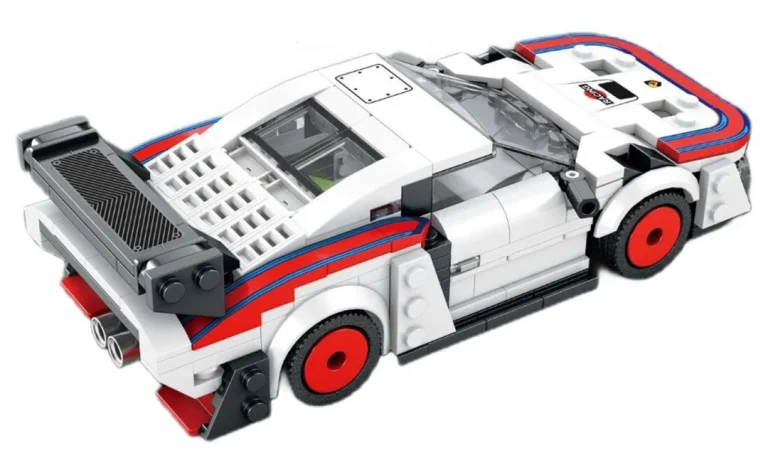 Set Kockica Bijeli Sportski Automobil, 346 Dijelova 3