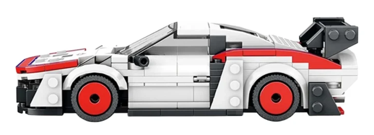 Set Kockica Bijeli Sportski Automobil, 346 Dijelova 4