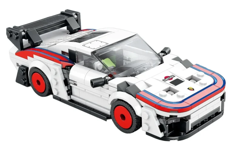 Set Kockica Bijeli Sportski Automobil, 346 Dijelova 5