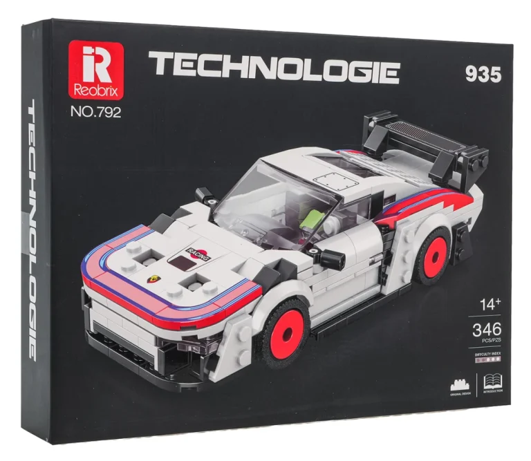 Set Kockica Bijeli Sportski Automobil, 346 Dijelova 7