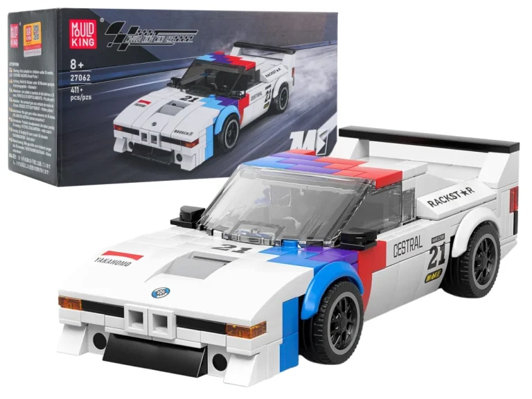 Set Kockica Bijeli Sportski Automobil, 411 Dijelova 1