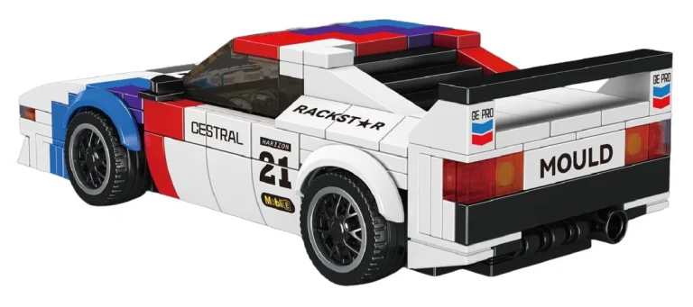Set Kockica Bijeli Sportski Automobil, 411 Dijelova 3