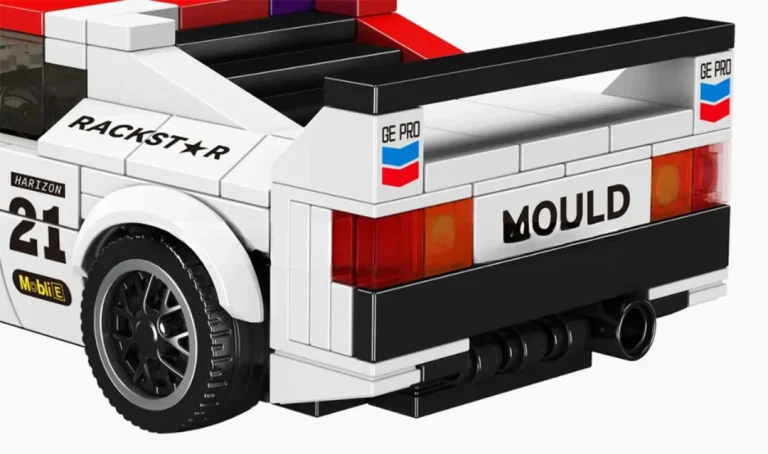 Set Kockica Bijeli Sportski Automobil, 411 Dijelova 4