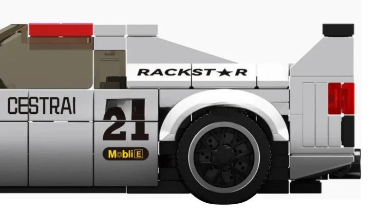 Set Kockica Bijeli Sportski Automobil, 411 Dijelova 5