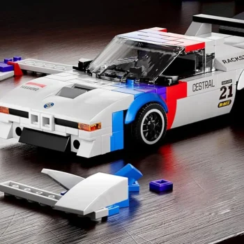 Set Kockica Bijeli Sportski Automobil, 411 Dijelova 8