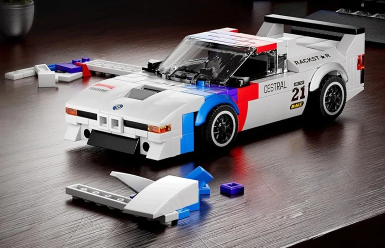 Set Kockica Bijeli Sportski Automobil, 411 Dijelova 8