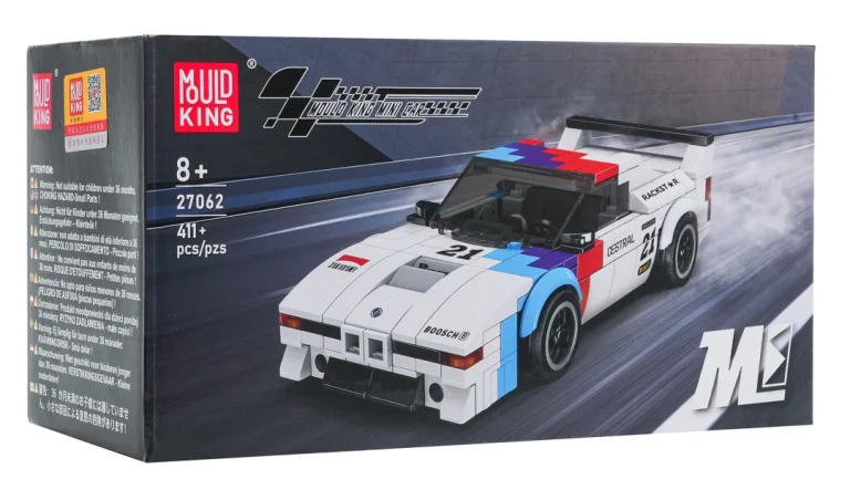 Set Kockica Bijeli Sportski Automobil, 411 Dijelova 9