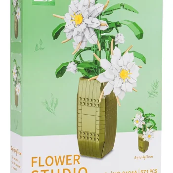 Set Kockica Bijelo Cvijeće 571 Dijelova 8