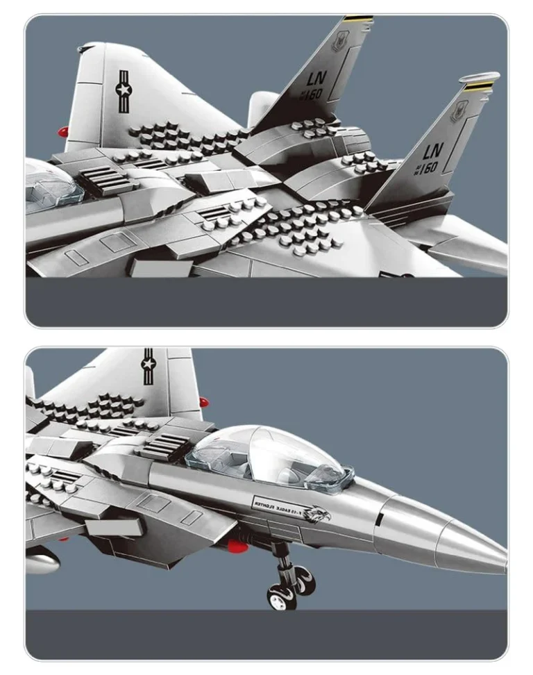 Set Kockica Borbeni Avion, 223 Dijela 5