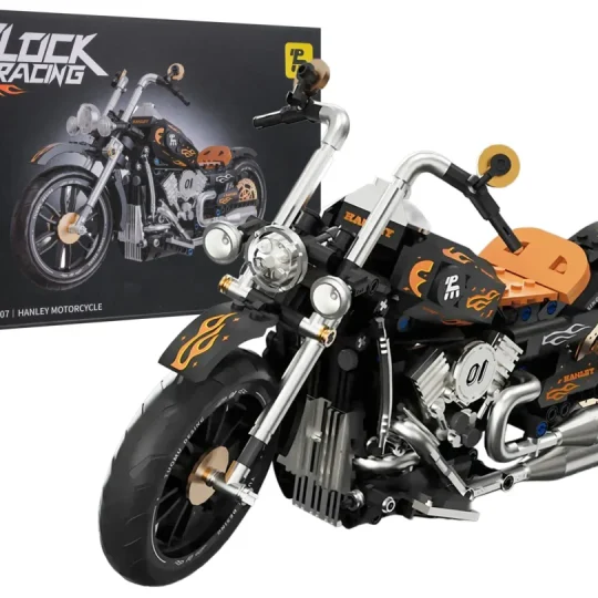 Set Kockica Crni Motocikl, 455 Dijelova 1