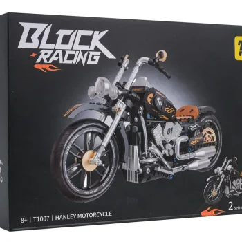 Set Kockica Crni Motocikl, 455 Dijelova 9