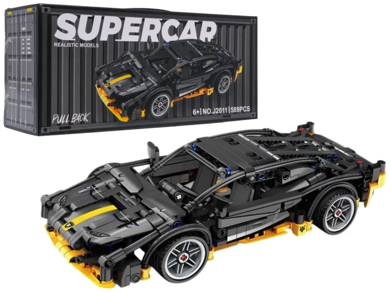 Set Kockica Crni Sportski Automobil, 589 Dijelova 1