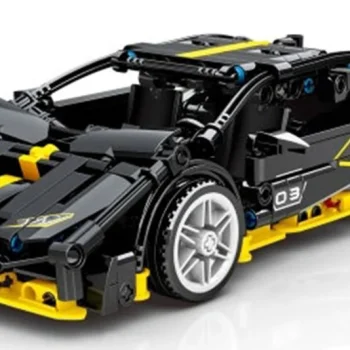 Set Kockica Crni Sportski Automobil, 589 Dijelova 3