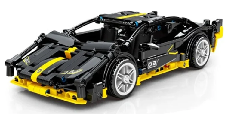 Set Kockica Crni Sportski Automobil, 589 Dijelova 3