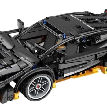 Set Kockica Crni Sportski Automobil, 589 Dijelova 4
