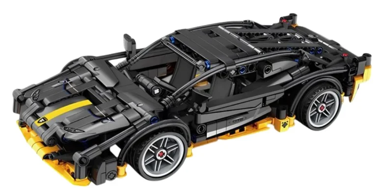 Set Kockica Crni Sportski Automobil, 589 Dijelova 4