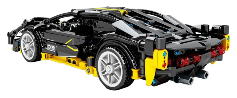 Set Kockica Crni Sportski Automobil, 589 Dijelova 5