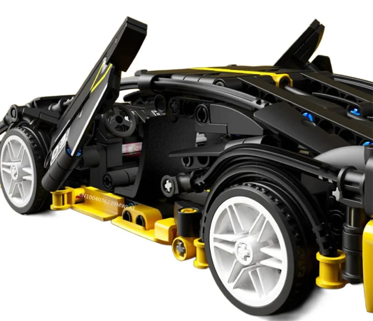 Set Kockica Crni Sportski Automobil, 589 Dijelova 6