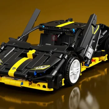 Set Kockica Crni Sportski Automobil, 589 Dijelova 9