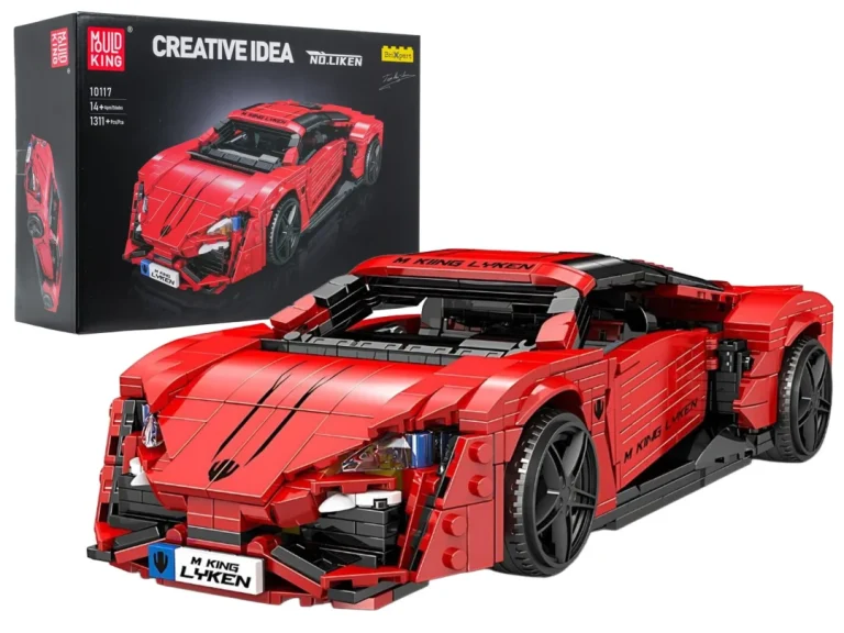 Set Kockica Crveni Sportski Automobil, 1311 Dijelova 1