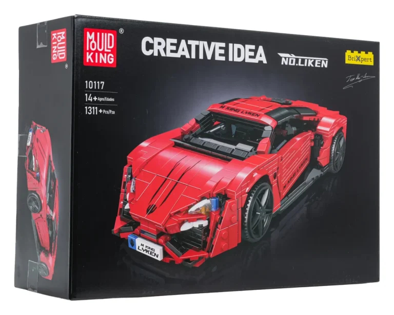 Set Kockica Crveni Sportski Automobil, 1311 Dijelova 10