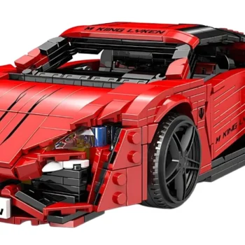 Set Kockica Crveni Sportski Automobil, 1311 Dijelova 2