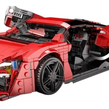 Set Kockica Crveni Sportski Automobil, 1311 Dijelova 3