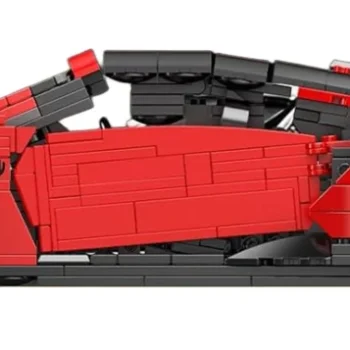 Set Kockica Crveni Sportski Automobil, 1311 Dijelova 5