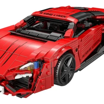 Set Kockica Crveni Sportski Automobil, 1311 Dijelova 6