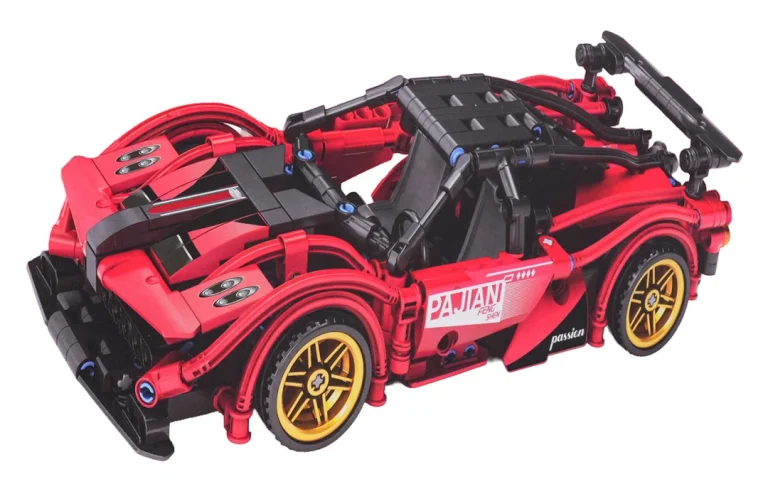 Set Kockica Crveni Sportski Automobil, 482 Dijela 2