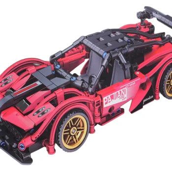 Set Kockica Crveni Sportski Automobil, 482 Dijela 3