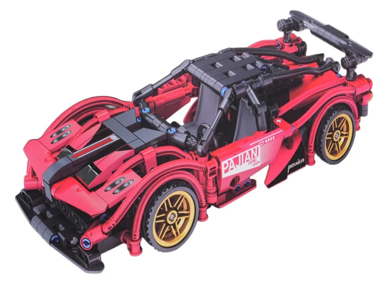 Set Kockica Crveni Sportski Automobil, 482 Dijela 3