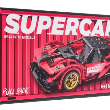 Set Kockica Crveni Sportski Automobil, 482 Dijela 4