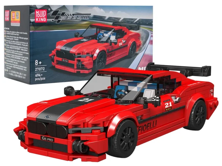 Set Kockica Crveni Sportski Automobil, 494 Dijela 1