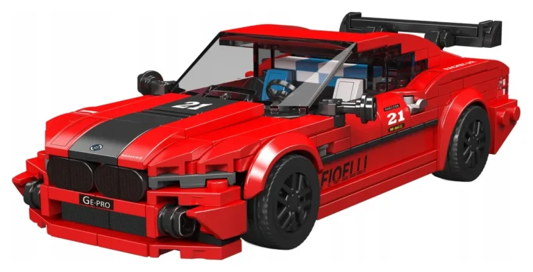 Set Kockica Crveni Sportski Automobil, 494 Dijela 2