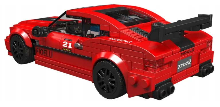 Set Kockica Crveni Sportski Automobil, 494 Dijela 3
