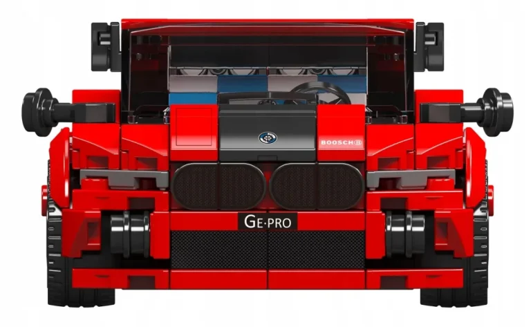 Set Kockica Crveni Sportski Automobil, 494 Dijela 4