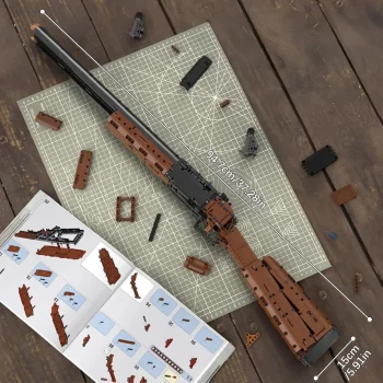 Set Kockica Dvocijevna Puška 1054 Dijela 14+ 5