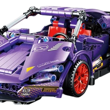 Set Kockica Ljubičasti Sportski Automobil, 470 Dijelova 2