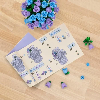 Set Kockica Ljubičasto Cvijeće 570 Dijelova 4